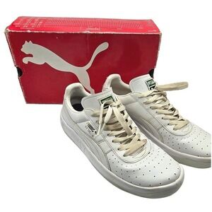 Puma GV Special White Leather Tennis Sneakers Mens 10 343569 42 Low Top Shoes